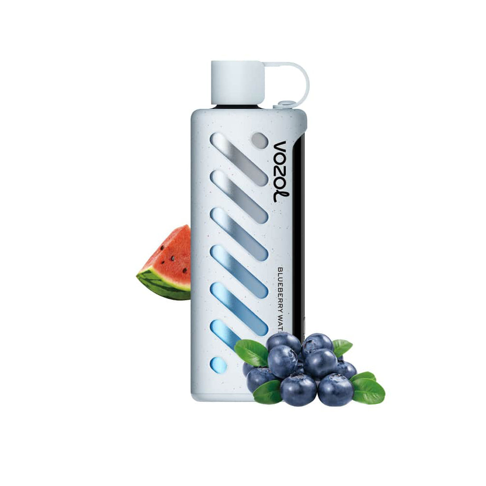 VOZOL GEAR 25000 Blueberry Watermelon Vape mit fruchtigem E-Liquid aus Blaubeeren und Wassermelone. Stylisches Design für bis zu 25.000 Züge.