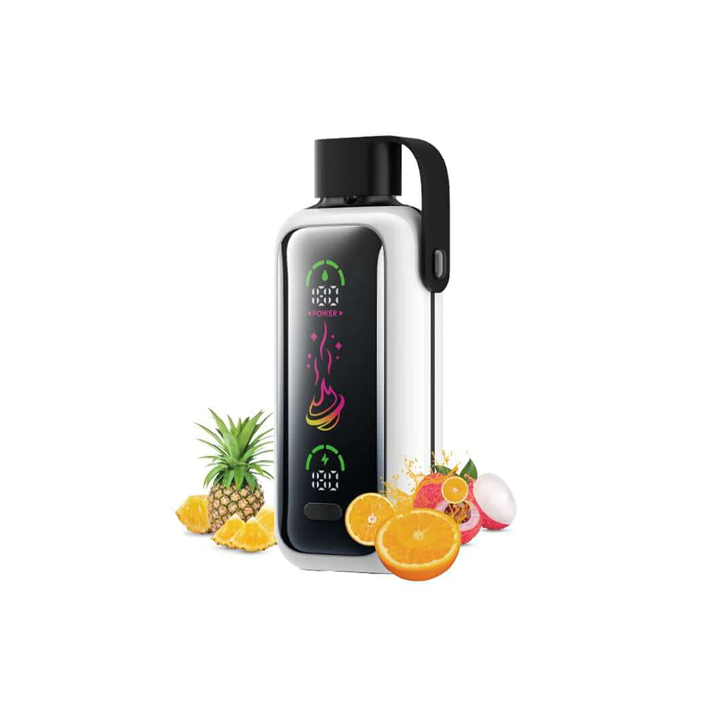 VOZOL STAR 20000 Orange Pineapple Lychee E-Zigarette mit tropischem Fruchtmix-Design. Stylischer Vape mit bis zu 20.000 Zügen Genuss.