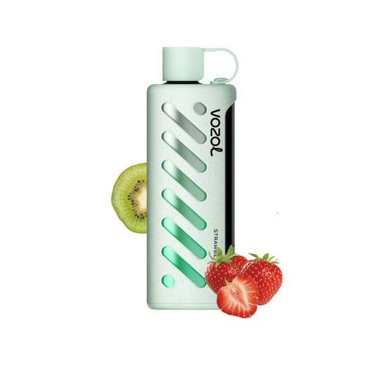VOZOL GEAR 25000 Strawberry Kiwi E-Zigarette mit stylischem Design, fruchtiger Erdbeer-Kiwi-Geschmack und bis zu 25.000 Zügen.