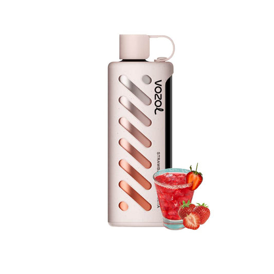 VOZOL GEAR 25000 Strawberry Margarita E-Zigarette mit stylischem Design und Cocktail-Optik. Fruchtiger Vape-Genuss mit bis zu 25.000 Zügen.