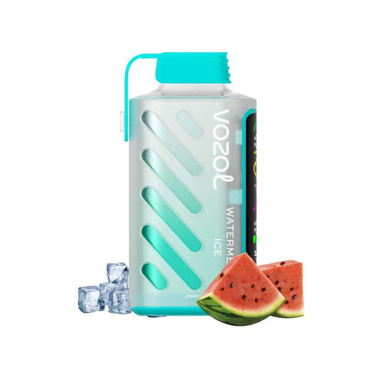 VOZOL GEAR 20000 Watermelon Ice Vape mit stylischem Design, frischer Wassermelone und Eiswürfeln – Sommer Vape kaufen für bis zu 20.000 Züge.